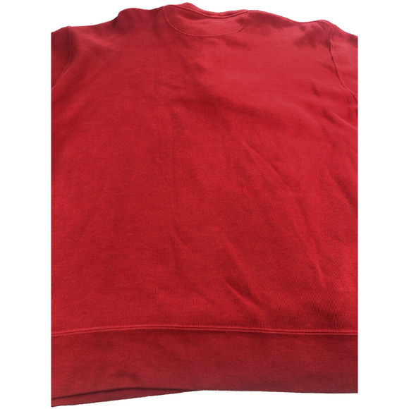 Orvis Men's Shirt Long Sleeve Pullover 1/4 Zip Sweater Red Heavyweight Large - Picture 15 of 15